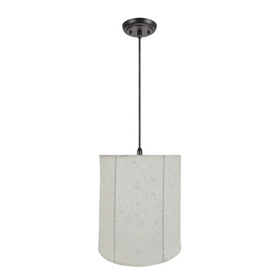 Luminaire suspendu à cylindre simple 1 lumières Bonview