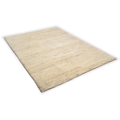 Schenectady Solid Colour Wool Hand Woven Area Rug