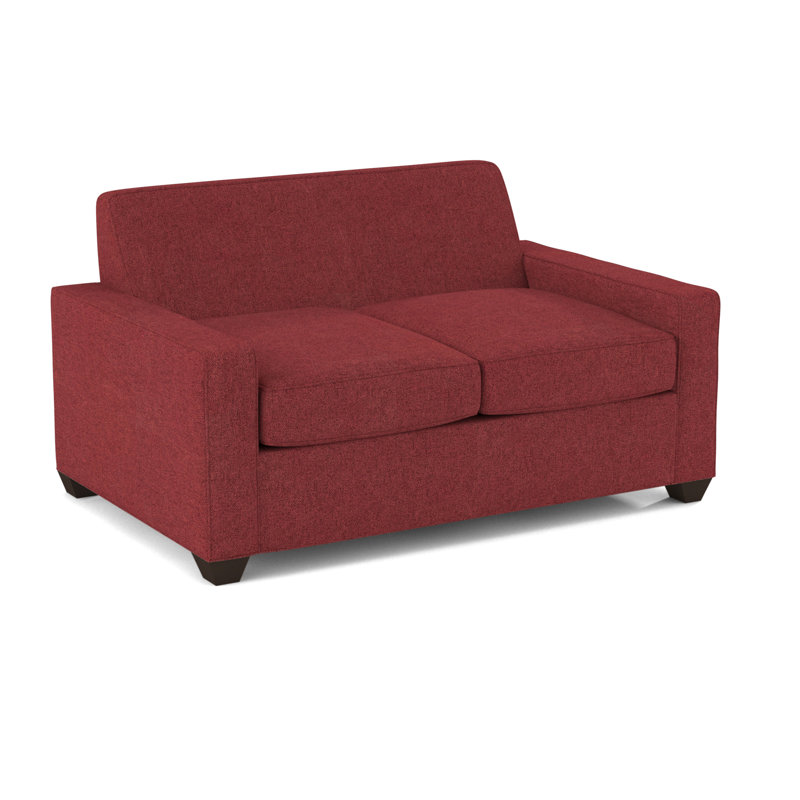 Avery Full Sleeper Sofa, Dorset Cherry, Hybrid, Cafelle
