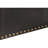 Leather Storage Bench With 2 Black Side Ottomans, To Table, Ideal For Living Room, Nail Heads Ornament, 16" H X 39.68" W 40" D Bench, 13" 13.5" Ottomans Can Convert Suitable Appearance,