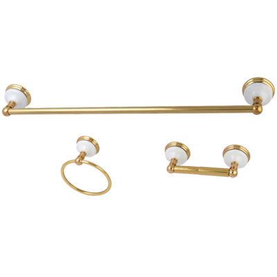 Kingston Brass Victorian 3-Piece Bathroom Hardware Set