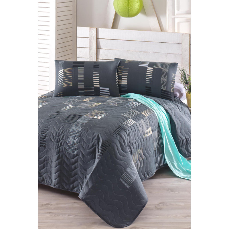 Quilt Set with Pillowcases, All-Season Lightweight, Digitally Printed Design, 65% Cotton – Soft, Durable, Machine Washable