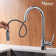 Single Handle Two Modes Pull-down Kitchen Faucet