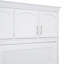 Grand lit escamotable mural avec armoires, grand