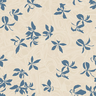 Susan Hable Floral Wallpaper