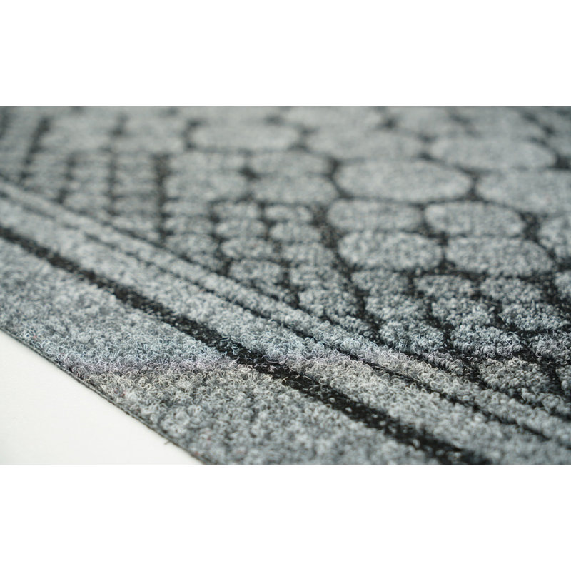 Gonzalo Machine Woven Grey Indoor Rug, Runner 67 x 762cm