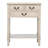 Rustic 23.5'' Rectangular Console Table – Durable Solid Wood with 3 Drawers and Turned Legs Storage-1828825780
