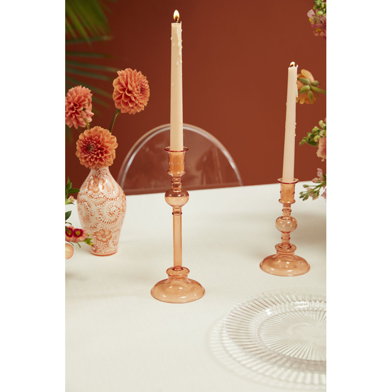 Maren Candlestick, 9.5" H x 4" W x 4" D