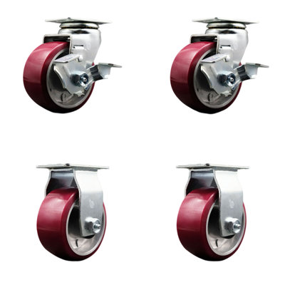Poly sur roulettes en aluminium