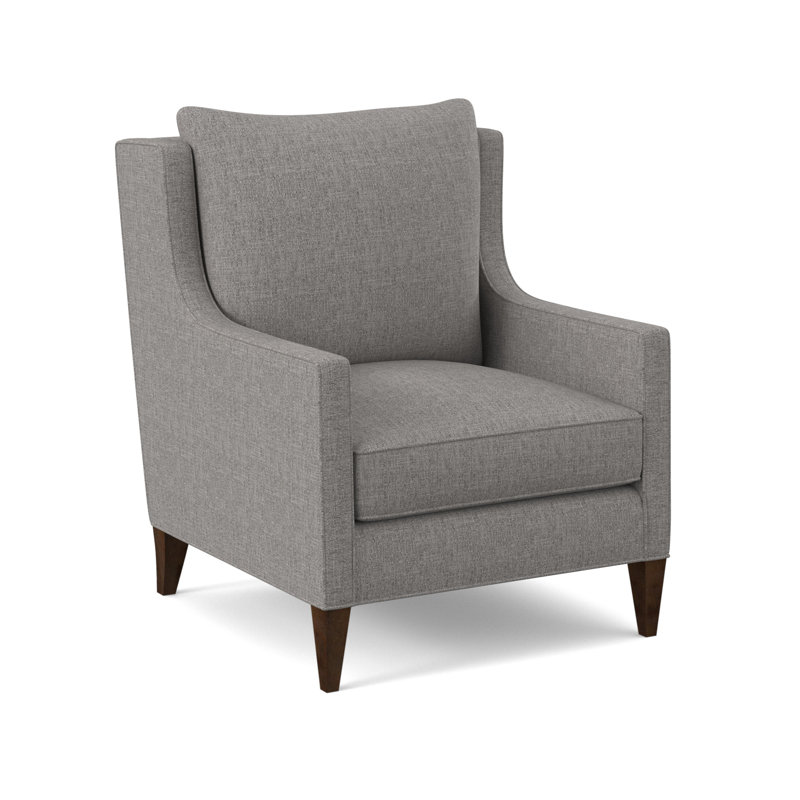 Chaise Callum, Noyer noir, Kinsley Sky Viscose
