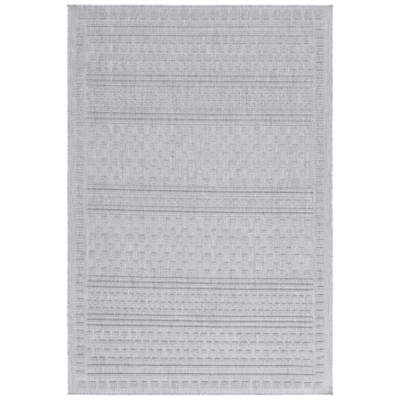 Karlernst Performance Solid Color Indoor/Outdoor Area Rug, Rectangle 4' x 6'