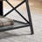 Dark Brown Tufted Faux Leather Upholstered Coffee Table With A Durable Faux Leather Tabletop, Paired With A Mesh Metal Base And Sturdy Legs. Easy To Assemble.