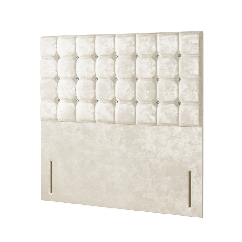 Galarza Divan Bed Base, Small Double (4'), Cream, 4 Drawers