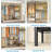 Rachil 69.25'' - 106.25'' Walk-In Set