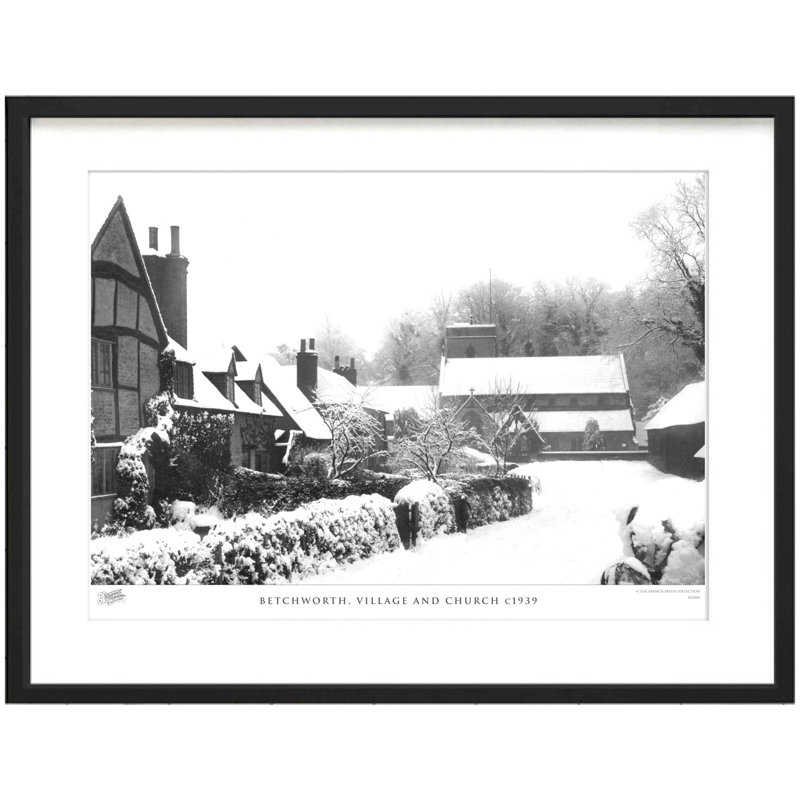 Betchworth, Village And Church C1939 by Francis Frith - Single Picture Frame Print, 60cm H x 80cm W  x 2.3cm D