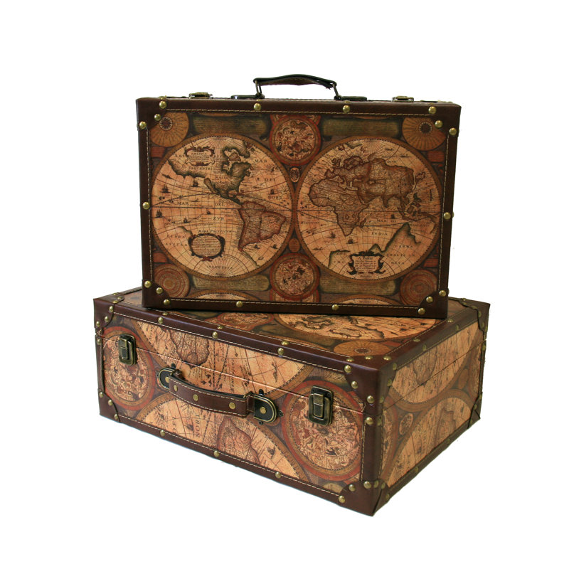 Jahyra 2 Piece Decorative Trunk Set