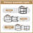 Sintered Stone Top Nesting Coffee Table Set-1785501445-1785501446