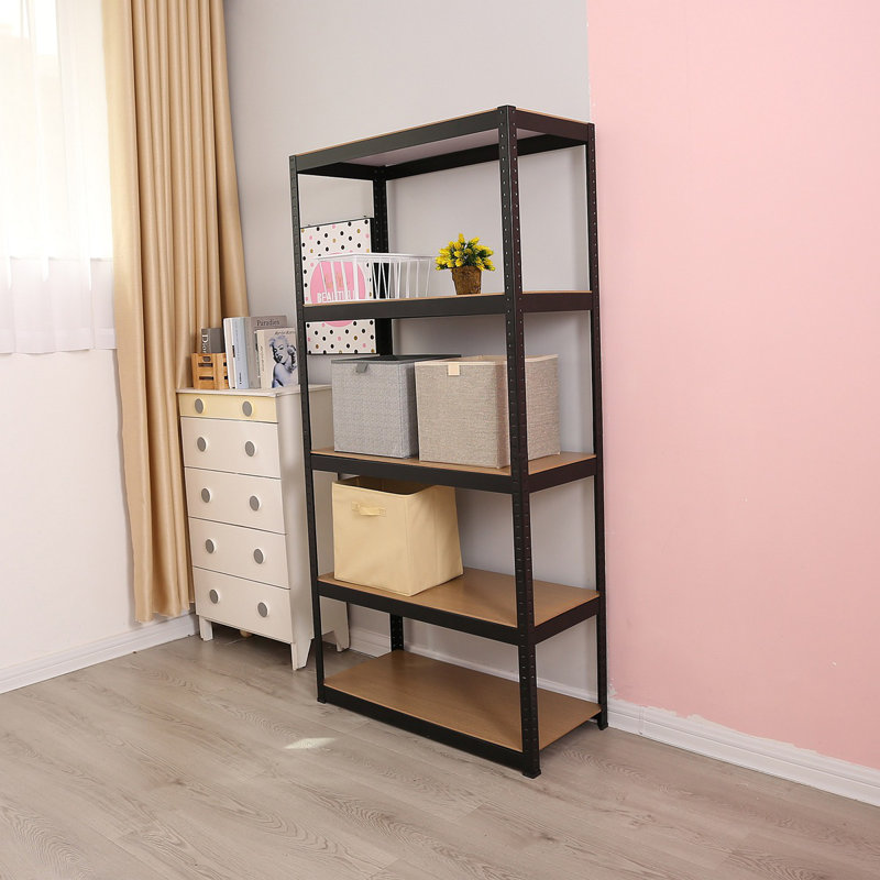 Tablettes de rangement - étagère de garage réglable à 5 niveaux, étagère de rangement en métal robuste