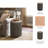 Concrete, 18" Geometric Accent Table, Dark Gray