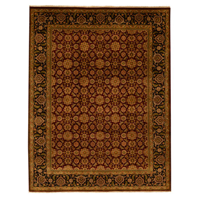 Handmade Silk and Wool Area Rug