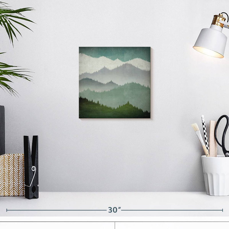 Forest's First Snow, 10" H x 10" W