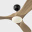 Visual Comfort Fan Maverick Smart 52 LED Indoor Ceiling Fan with Threaded Downrod, Dark Walnut blades and Handheld Remote-965764354-965764380