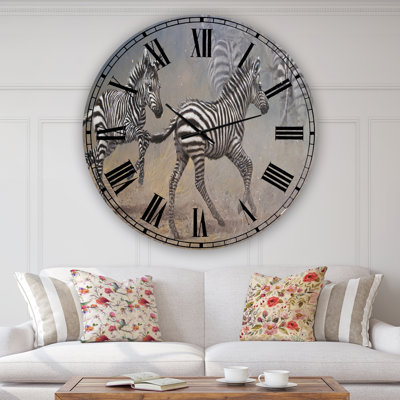 Horloge murale surdimensionnée d'Afrique