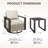 Gieselind Wicker 2 - Person Patio Conversation Set with Cushions-1624749827