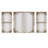 Triptych 3-Piece Textured Canvas Wall Art Set