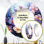 Mauve Pansies Field Pointillism Dot II - miroir décoratif Pensies, miroir mural rond traditionnel, impression d'art en métal-97183043