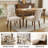 Tufted Upholstered Dining Chairs with Solid Wood Legs-696111898-696111893