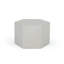 Table de bout modulaire Madylynn 15 po, petite, brillante, gris clair-767237701