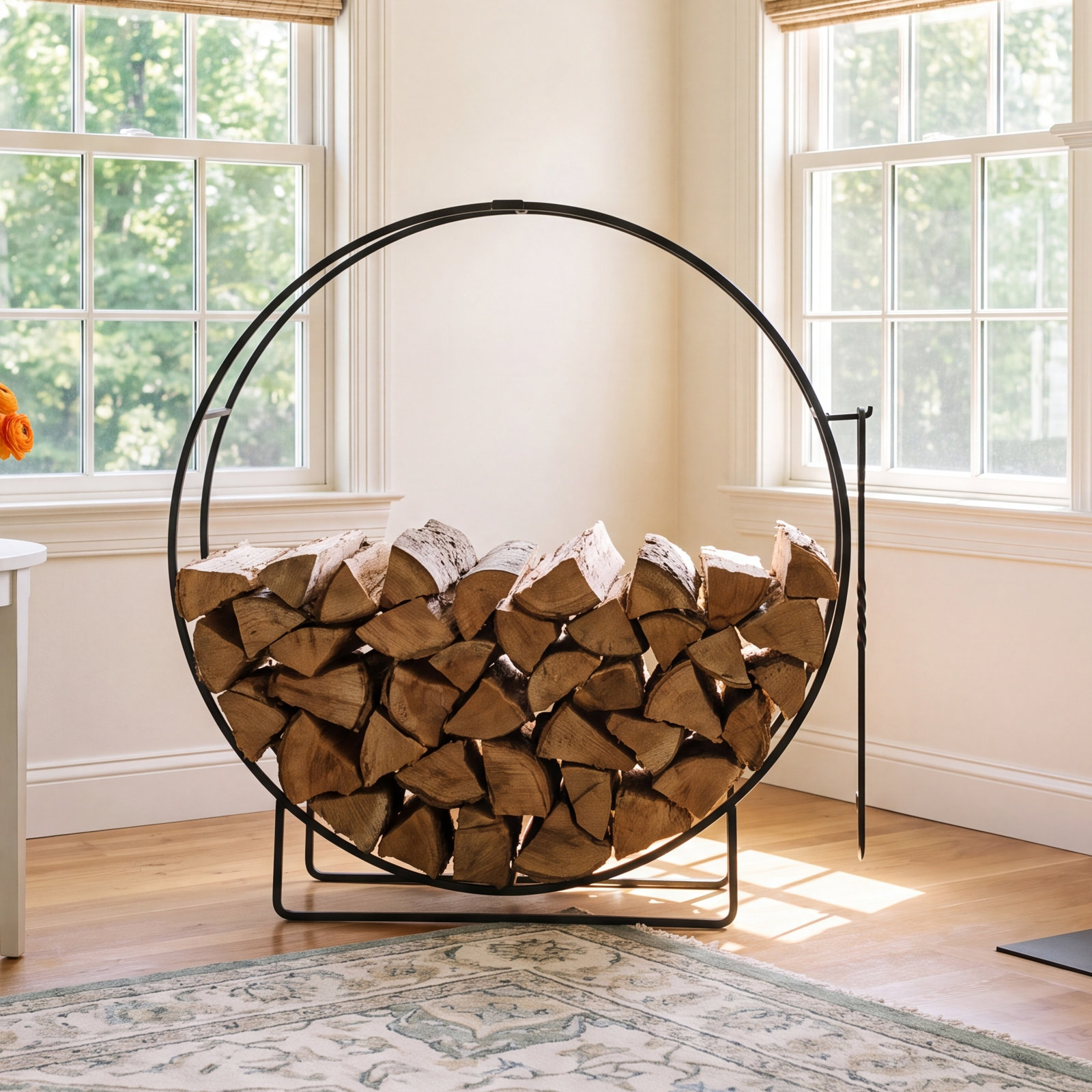 Country Living Log Holder and Poker