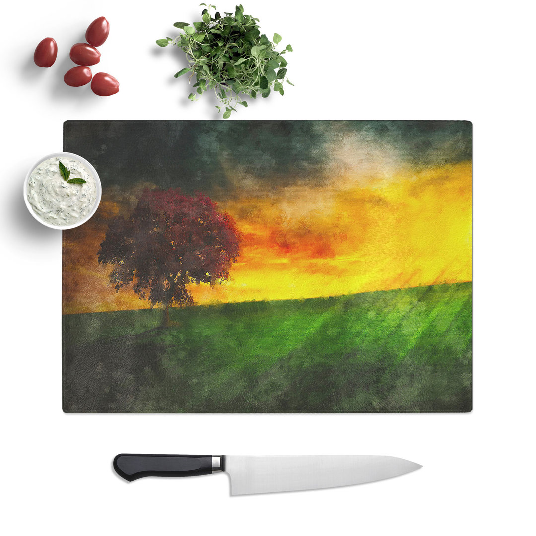 Tree at Sunset Vol.6 Painting Chopping Board