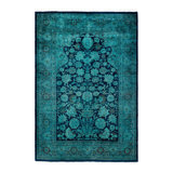 Fine Vibrance One-of-a-Kind 4' 2" X 6' 2" Hand Knotted Area Rug