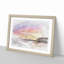 Malaga Coastline at Sunset - Picture Frame Graphic Art Print-56735135-56735138