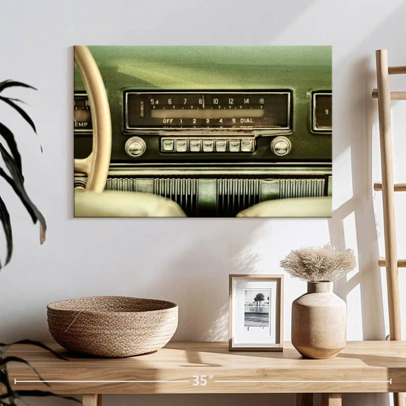 Mehar Retro Vehicle Radio, 8" H x 12" W