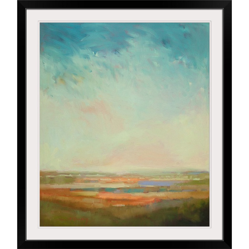 « a bit of orange », reproduction d’art William McCarthy, H 30 po x l 24 po x P 1,25 po, Toile
