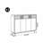 French-style enclosed shoe storage cabinet-428785358