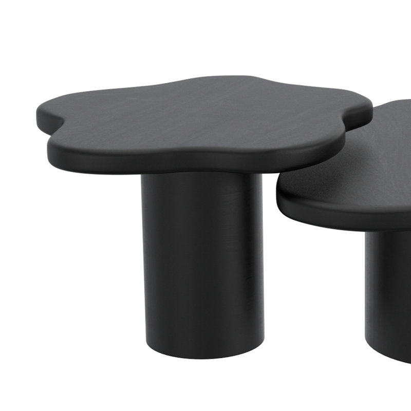 Petite table basse Mayal - noir, Small, Black