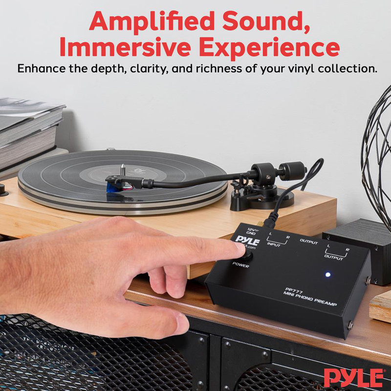 Préamplificateur de tourne-disque Pyle Phono