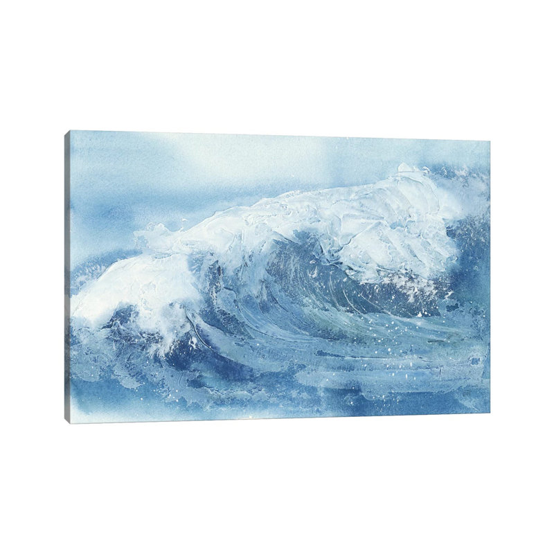Waves IV by Chris Paschke - Wrapped Canvas Painting, 40" H x 60" W x 1.5" D