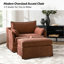 Fauteuil avec repose-pieds Roberta-134055145-134055146