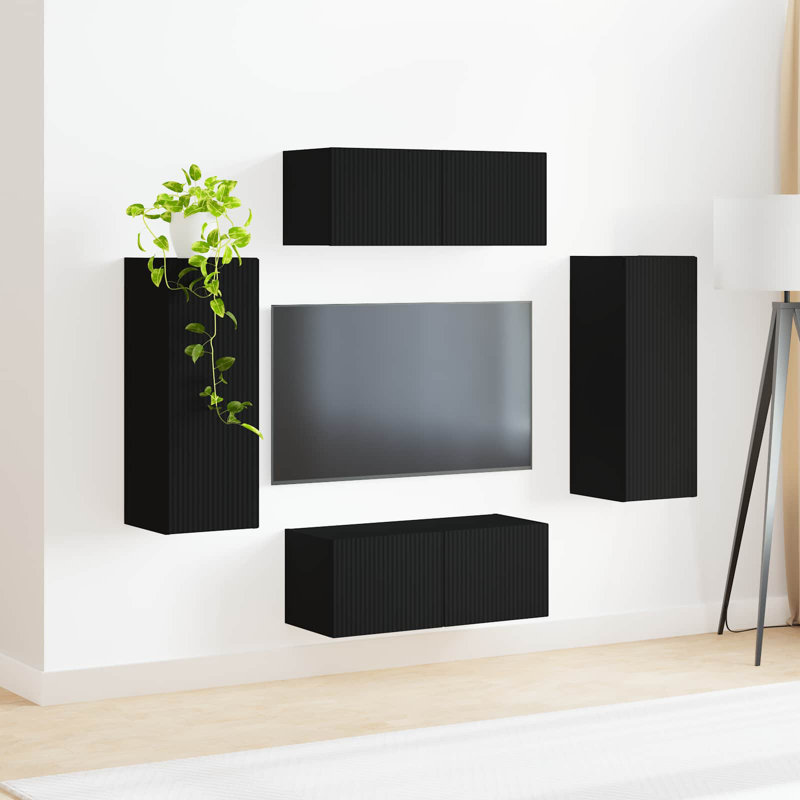 TV Stand for TVs up to 77", Black