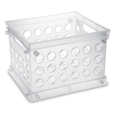 Ensemble pratique de mini caisses en plastique