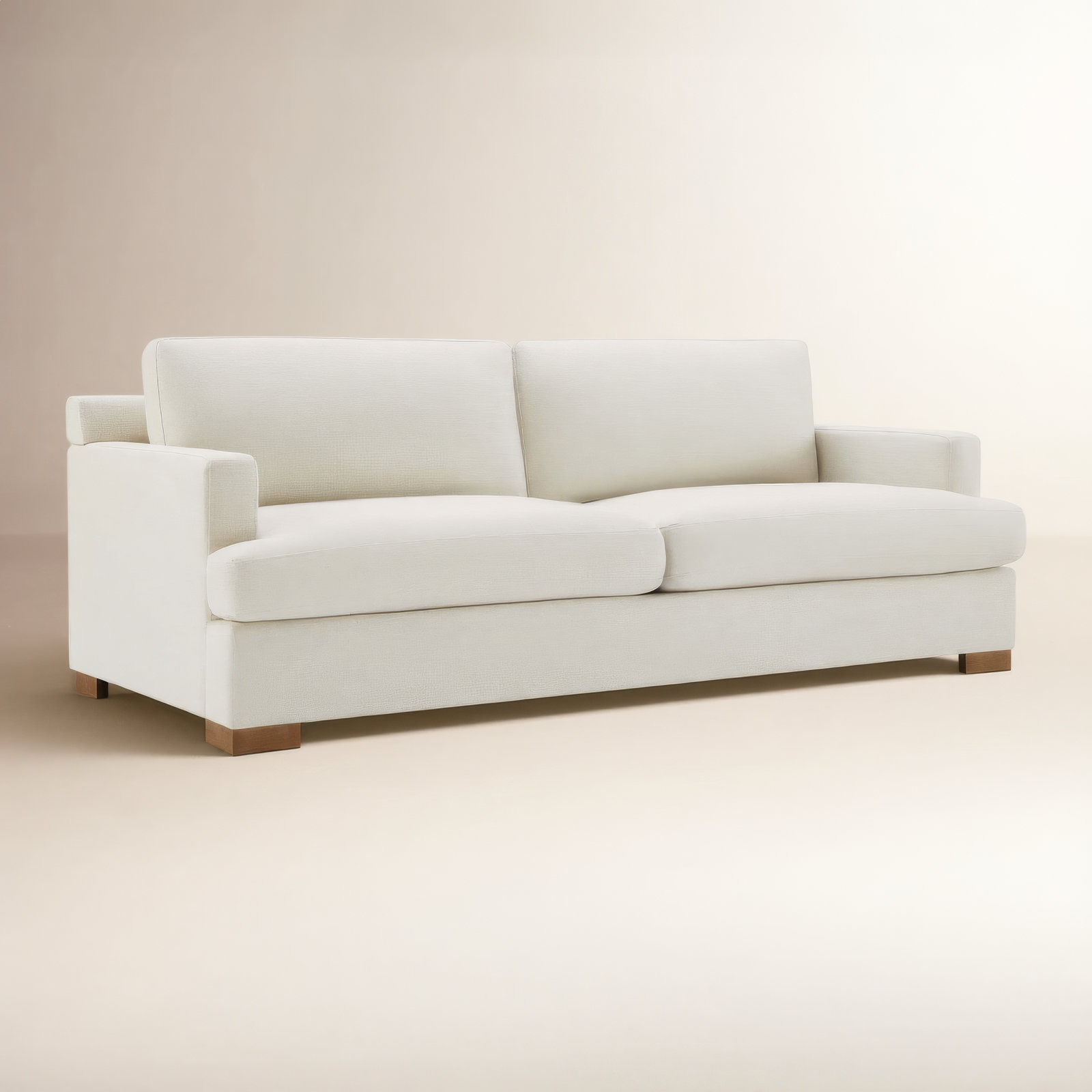 Byers 85'' Upholstered Sofa, Flannigan Cotton