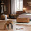 Banc de rangement en cuir-106893664