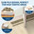 Modern Bordered Area Rug Washable Rug for Living Room, Neutral Minimalist Carpet, Soft Thin Low Pile Non Shedding Floor Covering, Indoor Foldable Non Slip Mat for Bedroom-1711957490