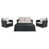 Black Frame/Light Gray Cushion