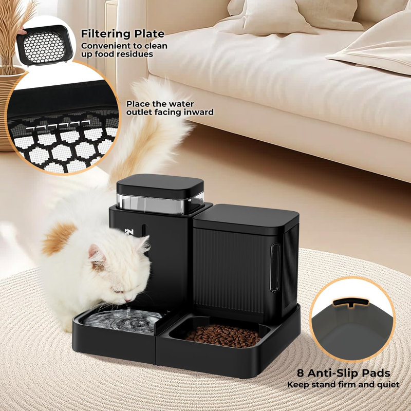 Distributeur d'eau pour chat et distributeur d'eau Gravity, Blanc